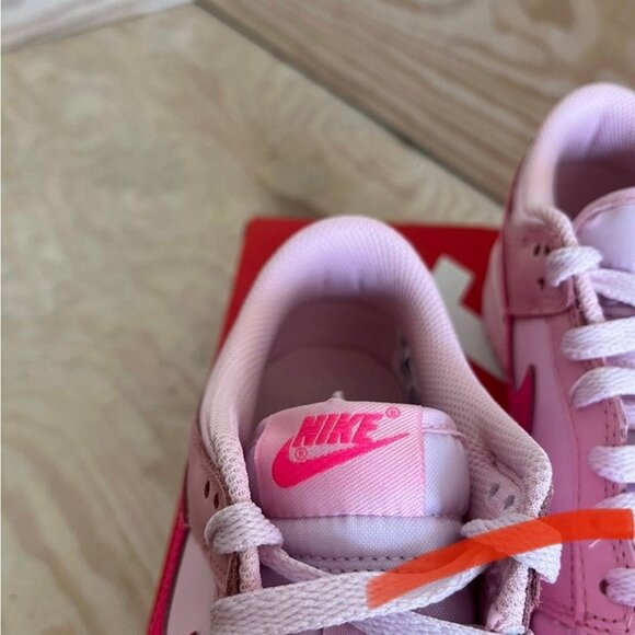 Nike Dunk Low Triple Barbie Pink Women's Shoes - Picture 3 of 5